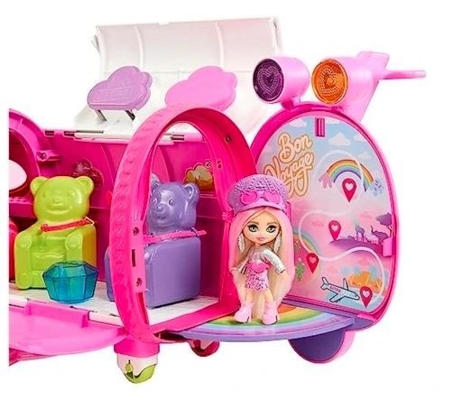 Rózsaszín Barbie Extra Fly Minis Repcsipilóta Babával