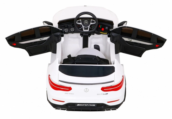 Mercedes Benz GLC63S gyerekeknek fehér + távirányító + 4x4 hajtás + MP3 LED + EVA + lassú indulás