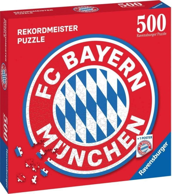 Ravensburger FC Bayern kerek puzzle 500 darabos