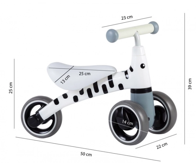 Futóbicikli Zebra ECOTOYS