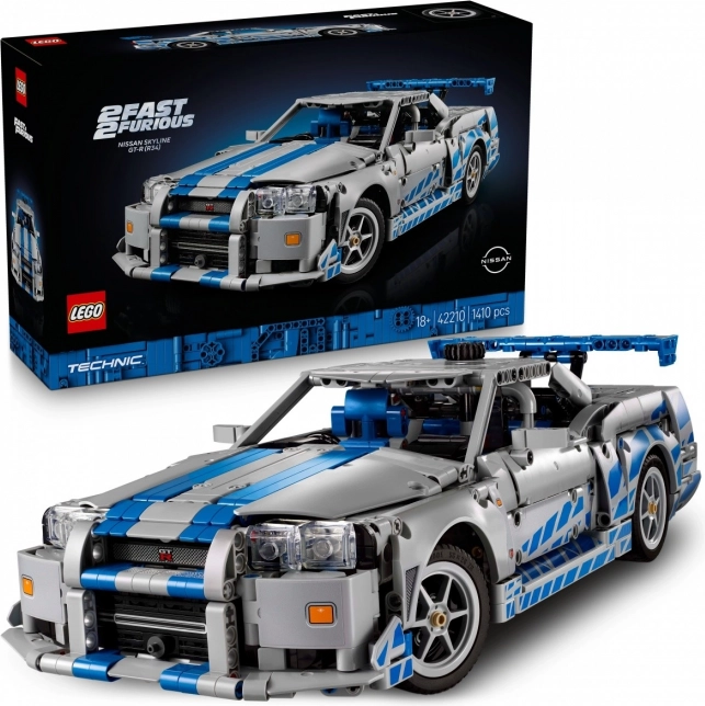 Klocki Technic Nissan Skyline GT-R a Halálos iramban filmből