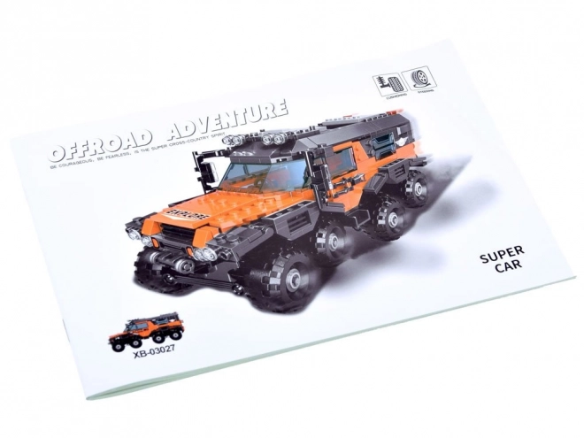 Offroad kaland építőkockák - 529 darabos készlet