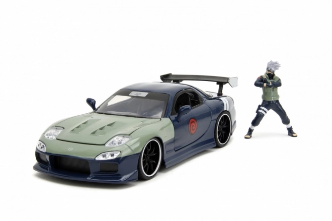 Naruto Mazda RX-7 modellautó és figura