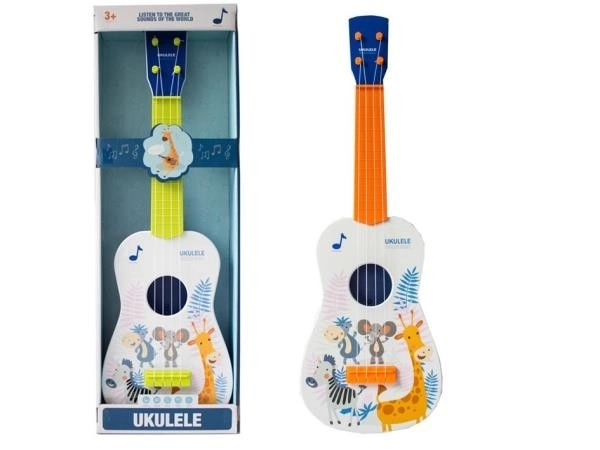 Narancssárga ukulele gitár