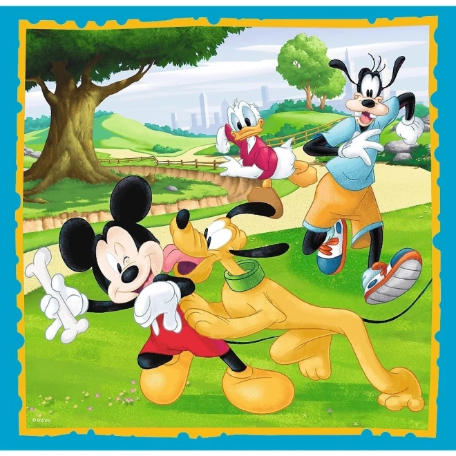 Trefl puzzle Mickey egér és barátai 3 az 1-ben (20, 36, 50 darabos)