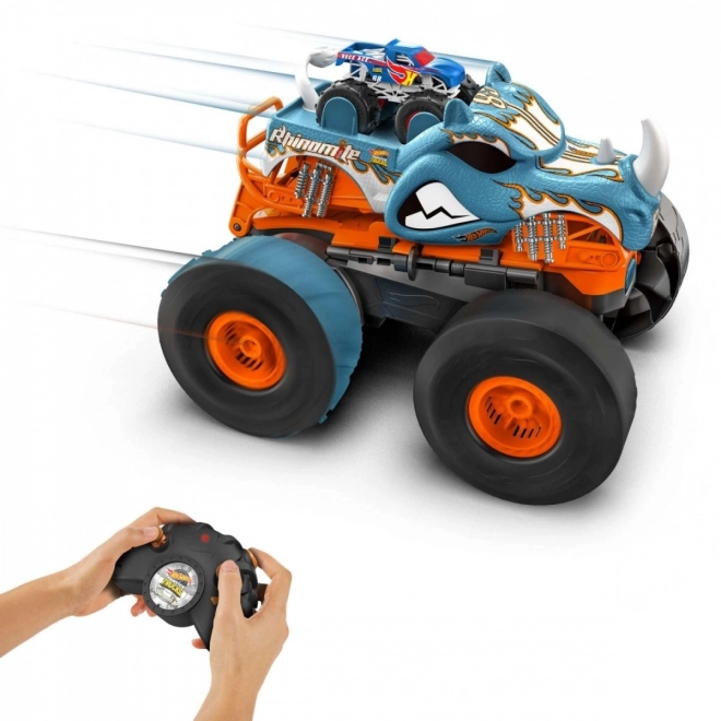 Hot Wheels Monster Trucks Rc Rhinomite Mega Átalakuló Távirányítós Jármű 1:12