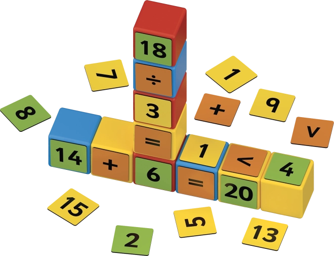 Geomag Magicube Matematikai Mágneses Kockakészlet 55 Darab
