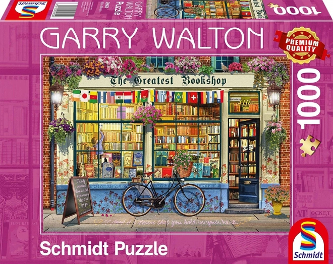 Könyvesbolt puzzle 1000 darab