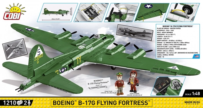 Boeing B-17G repülőgép építő készlet