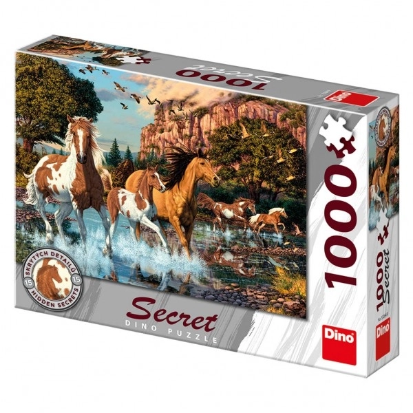 Dino Puzzle Secret Collection: Lovak 1000 Darabos