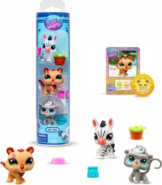 Figurákok Littlest Pet Shop Tuba 3-csomag