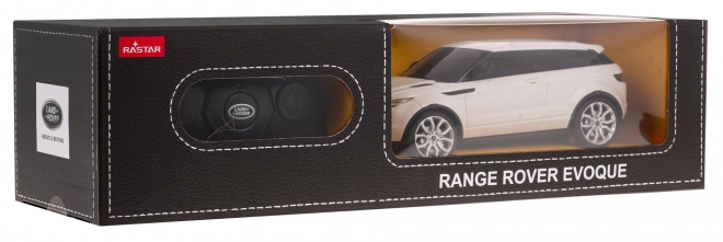 Távirányítós fehér Range Rover Evoque autómodell 1:24 RASTAR