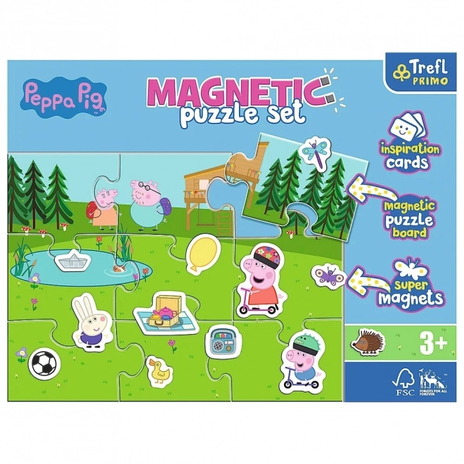 Prasátko Peppa mágneses puzzle készlet