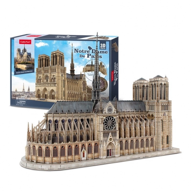 CubicFun Notre Dame katedrális 3D puzzle