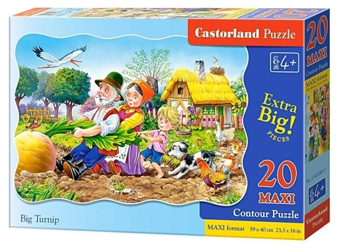 Maxi Puzzle Nagy Répa 20 Darabos