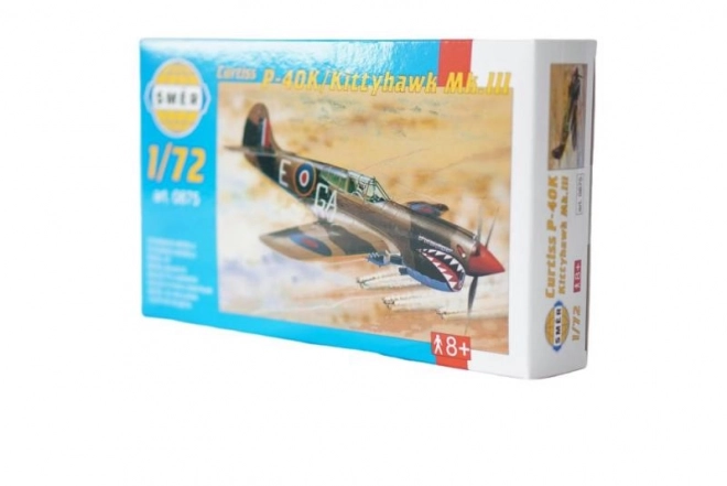 Curtiss P-40K műanyag modell 1:72 méretarányban