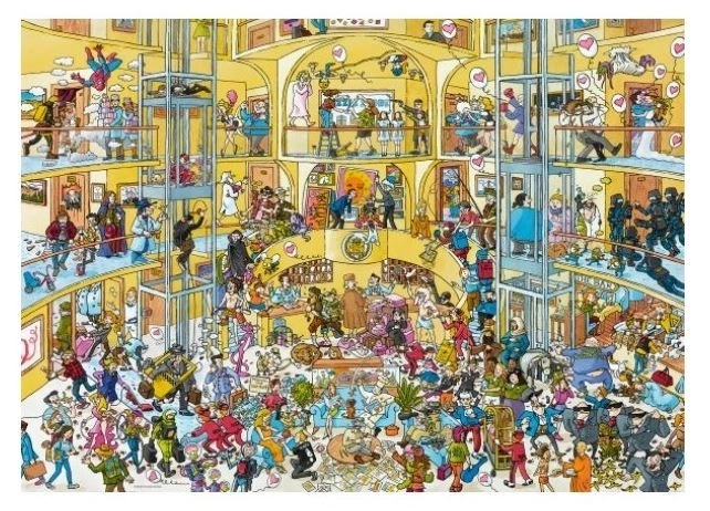 Heye puzzle élet a szállodában 1000 darab