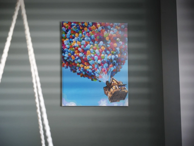 Festés számok szerint léggömb kép 40x50 cm