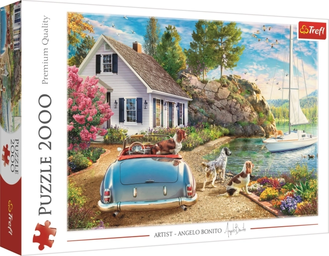 Trefl puzzle 2000 darabos - nyaraló kikötő