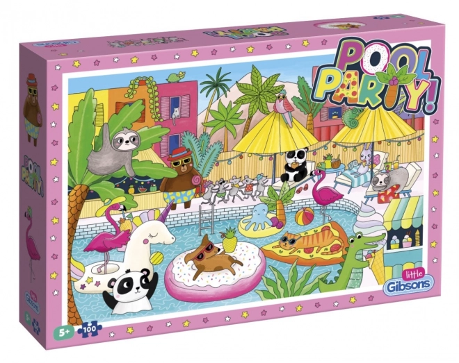 Gibsons puzzle - Parti a medencében 100 darabos