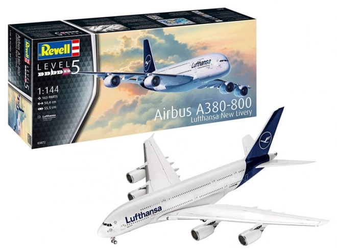 Műanyag Modell Hagyományos Lufthansa A380-800