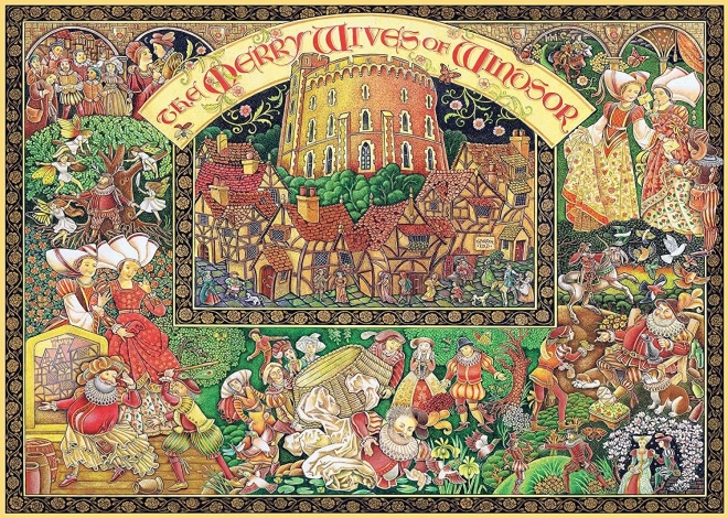 Ravensburger puzzle vidám windsori hölgyek 1000 darabos