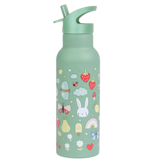 A Little Lovely Company Rozsdamentes acél ivópalack 500 ml – Joy