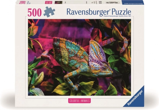 Ravensburger kaméleon puzzle 500 darabos