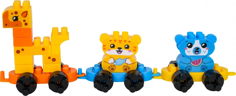 Építs aranyos állatvonatot