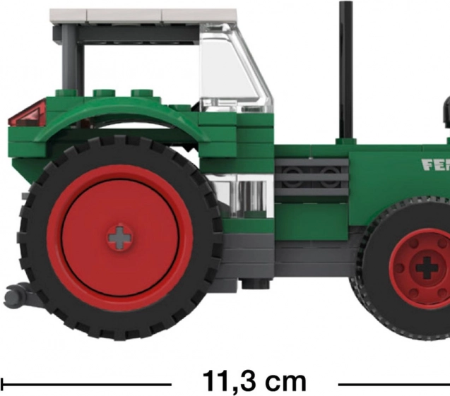 Építőkészlet BRIXIES Plus Történelmi Traktor Fendt Farmer 105S