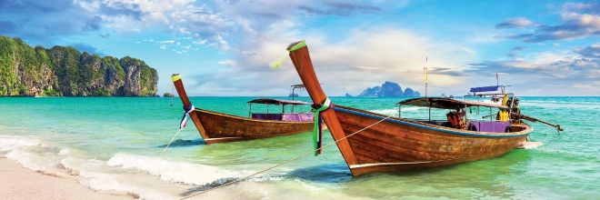 Panoráma puzzle Világ körül: Krabi, Thaiföld 1000 darab