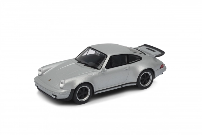 Porsche 911 Turbo modellautó 1:34 ezüst