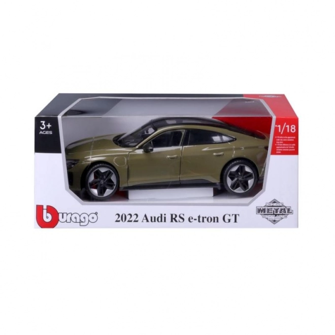 Bburago 1:18 Plus - Audi RS e-tron GT 2022 - Zöld