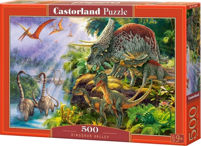 Dinoszaurusz-völgy Puzzle - 500 darabos