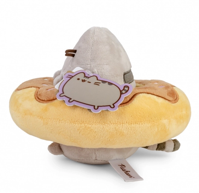 Pusheen plüss csokoládé fánkban