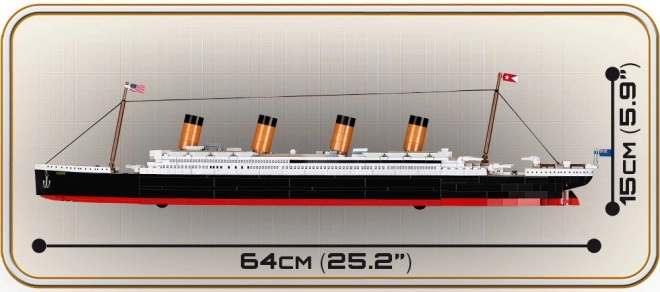 Cobi Titanic modell 1:450