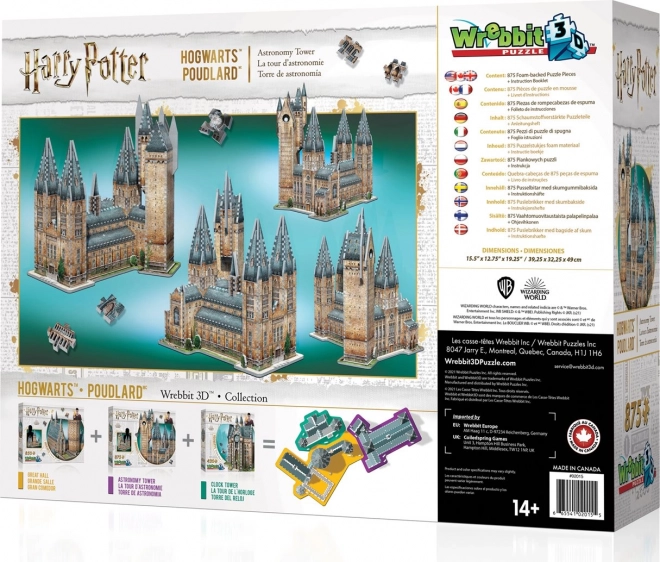 Wrebbit 3D Harry Potter - Csillagvizsgáló torony puzzle