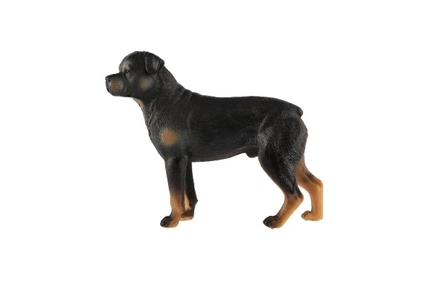 Rottweiler műanyag kutyafigura 8cm