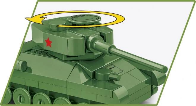 ii. világháborús t-34/85 tank modell építőkészlet