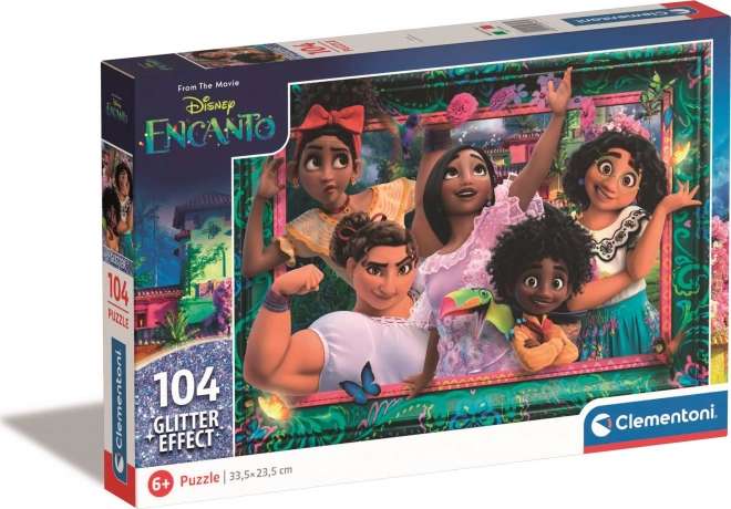 Tündöklő Disney Encanto puzzle, 104 darabos