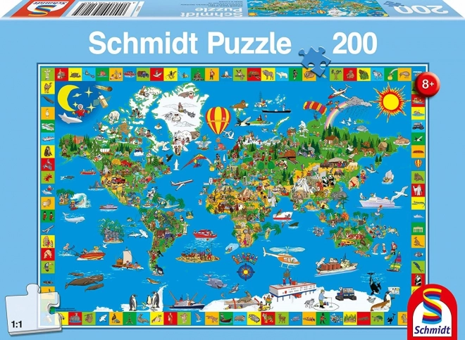 Schmidt Puzzle Csodálatos Világod 200 Darabos