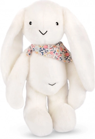 Doudou plüss nyuszi fehér kendővel 50 cm