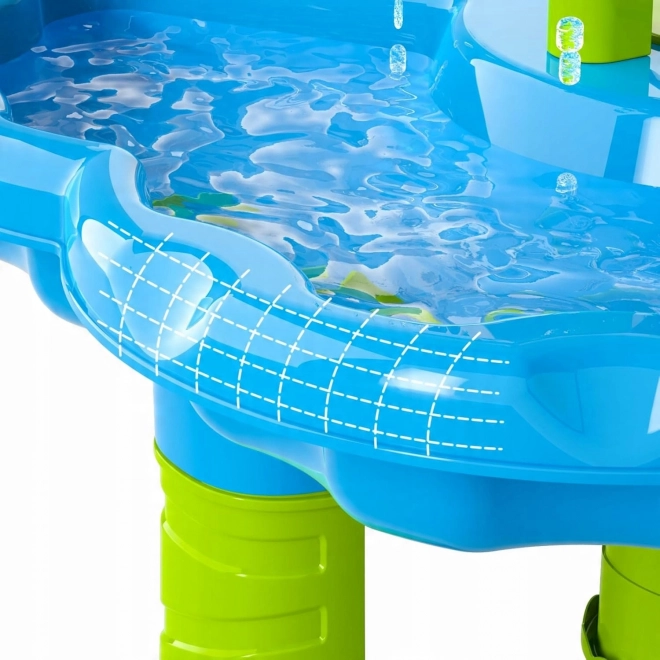 Woopie 2 az 1-ben XXL vizes és homokozó asztal szökőkúttal és delfinnel
