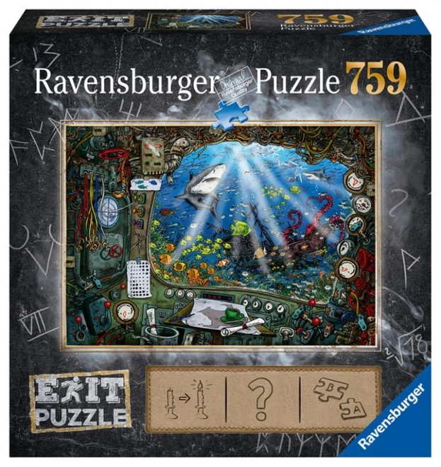 Ravensburger Puzzle Exit - Tenger Alatti 759 darabos