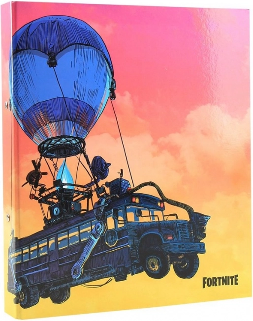 Gyűrűs A4 mappa Battle Bus Fortnite