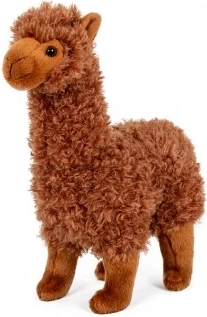 30 cm Barna Plüss Lama Alpaka