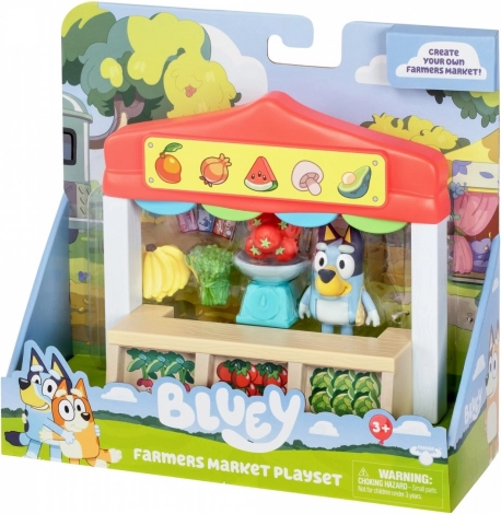 BLUEY figura és színes kiegészítők