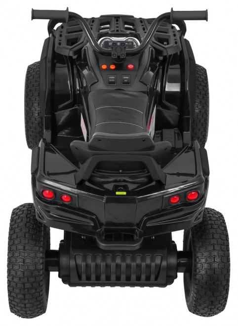 Gyermek négykerekű ATV Air akkumulációs quad Fekete + felfújható kerekek + MP3 rádió + lassú indítás