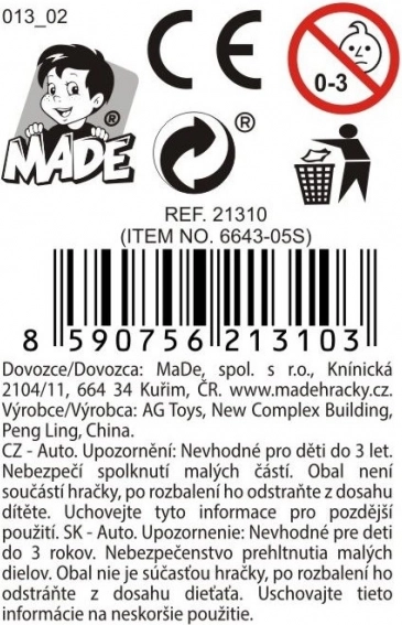 Gyerekautók 1:43 - 12 darabos készlet bemutatódobozban