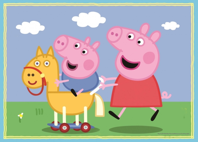 Peppa malac puzzle készlet 4 az 1-ben